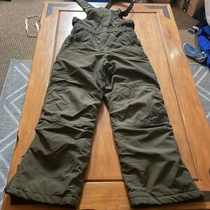 LANDS End Ski Snowboarding Bib Size 14